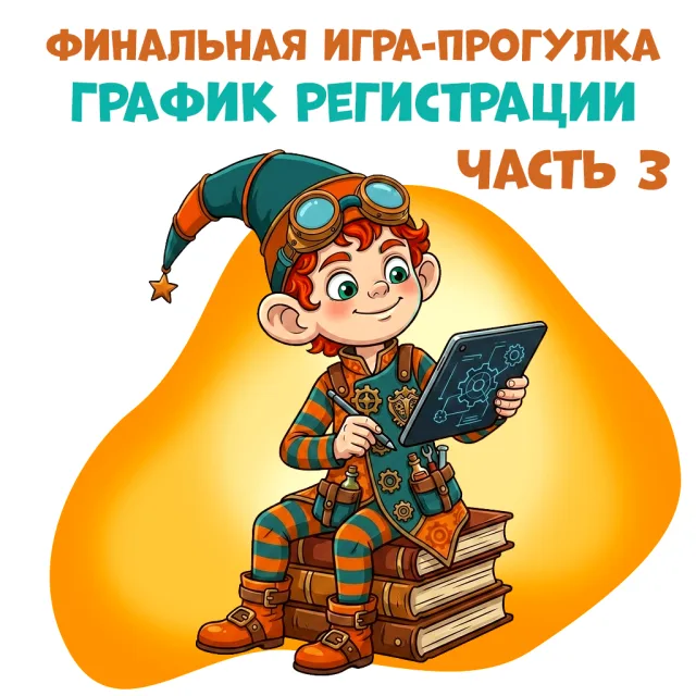 3 часть графика регистрации на Финальную игру-прогулку